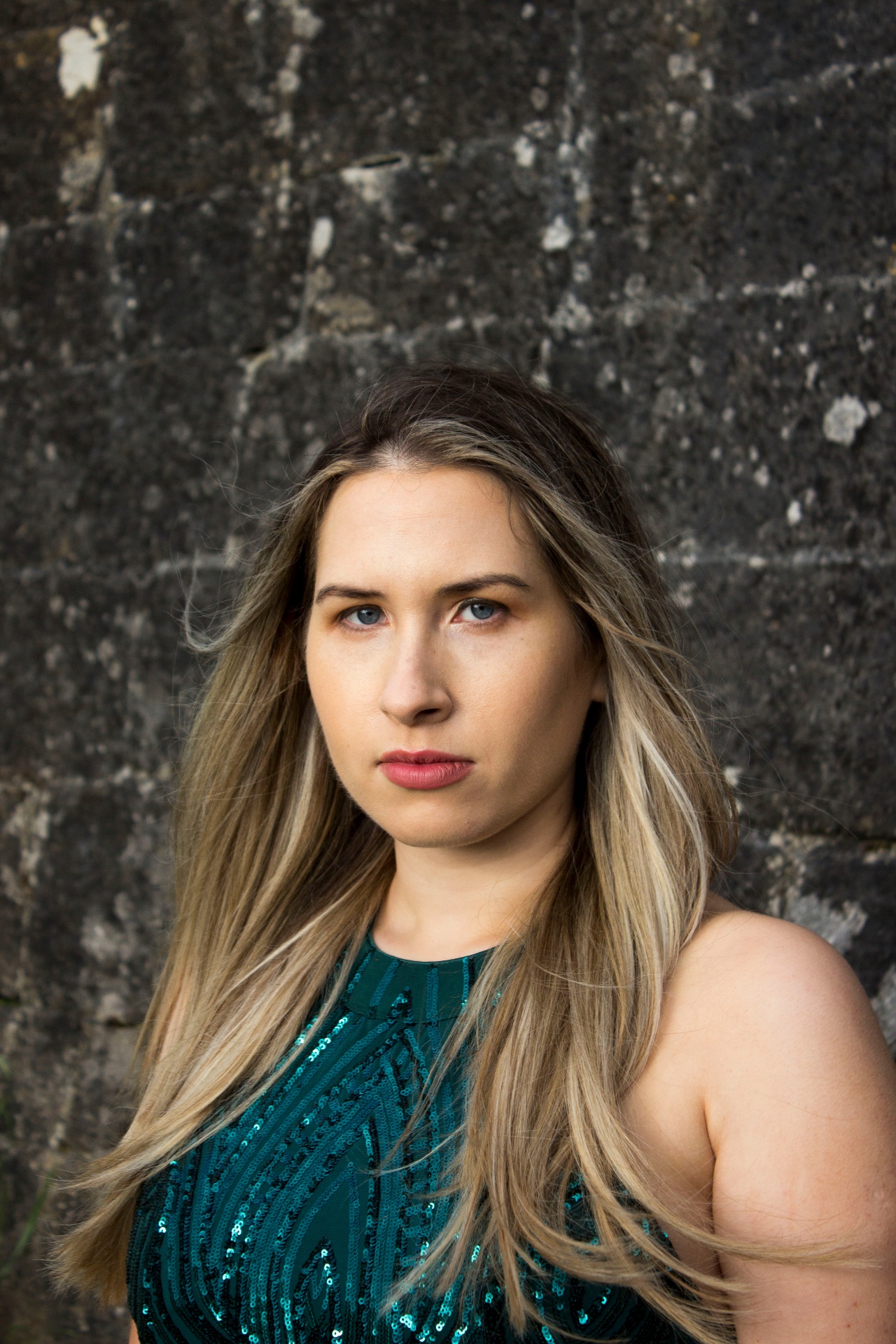 Faustina O'Sullivan, Irish soprano — close portrait